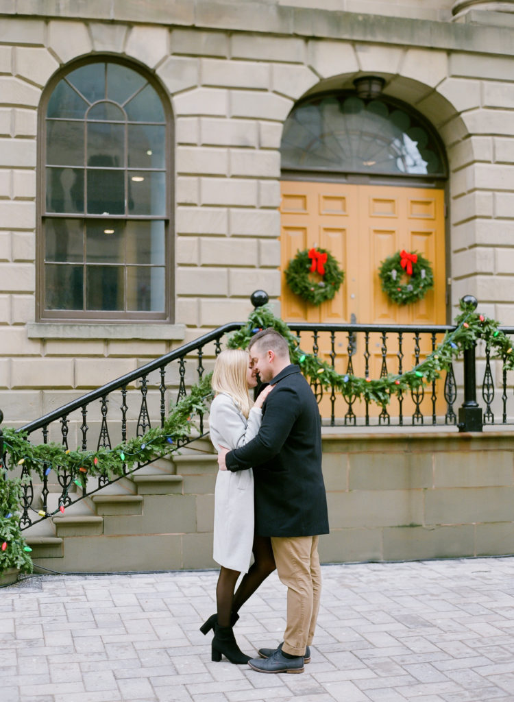 Downtown Nova Scotia Engagement Session at Province House, Film Photographer, Halifax Wedding Photographer Jacqueline Anne