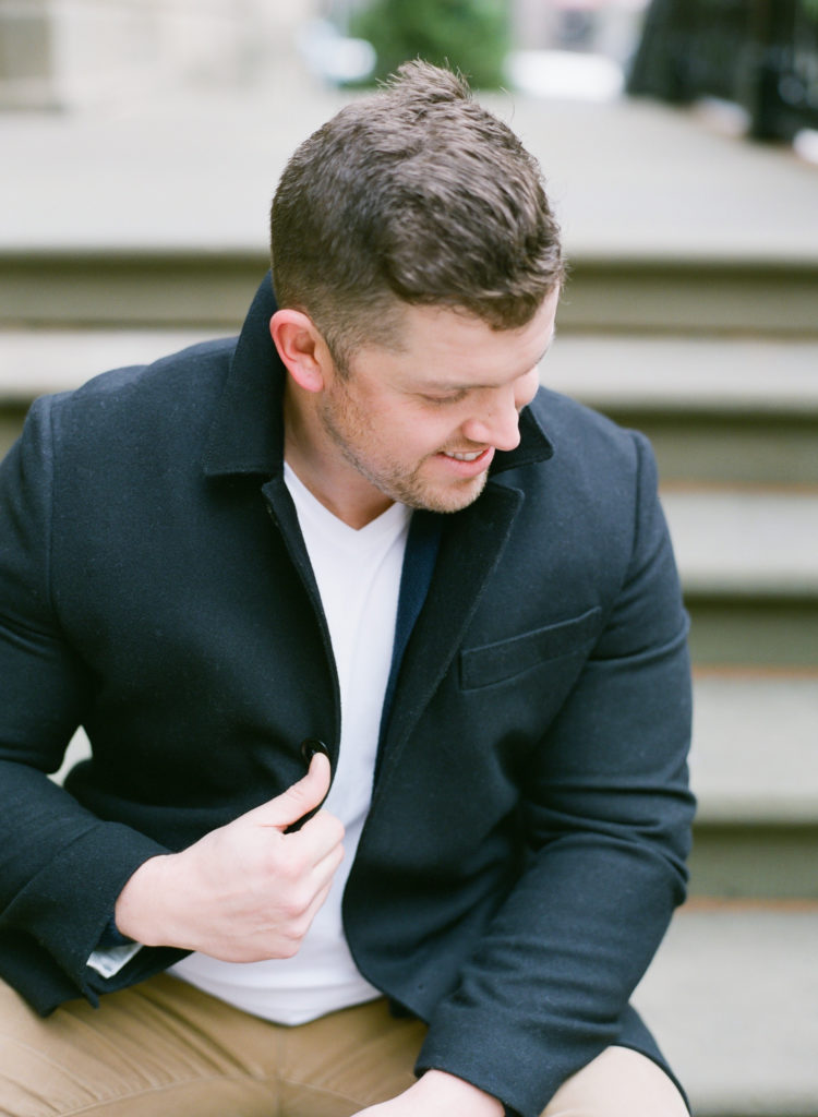 Downtown Nova Scotia Engagement Session at Province House, Film Photographer, Halifax Wedding Photographer Jacqueline Anne