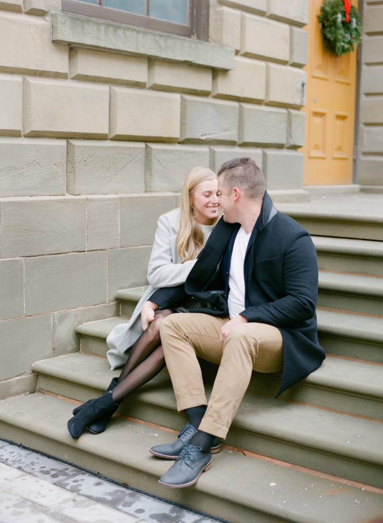 Downtown Nova Scotia Engagement Session at Province House, Film Photographer, Halifax Wedding Photographer Jacqueline Anne