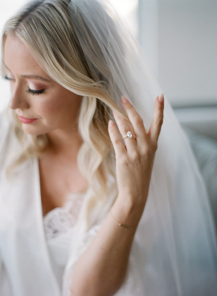 Bridal portraits captured by Jacqueline Anne Photography, a Halifax Wedding Photographer at The Muir Hotel.
